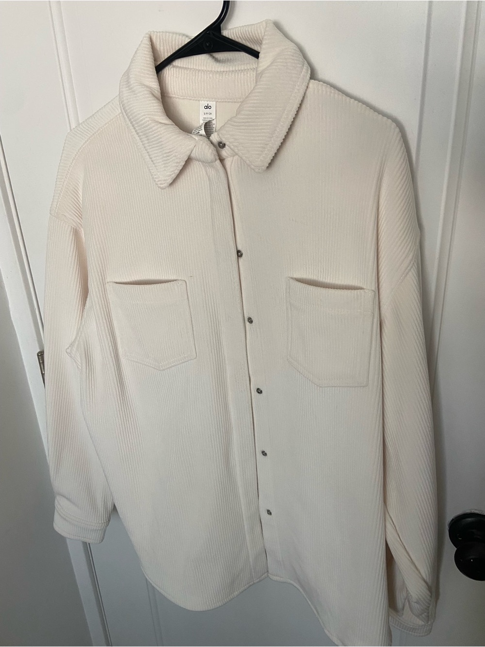 NWOT ALO Yoga Mountain Side Shacket Ivory